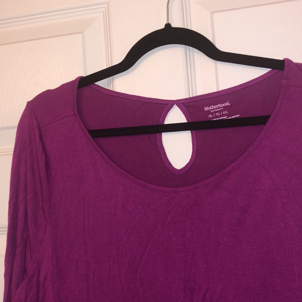 Plus size maternity shirt